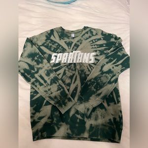 michigan state spartans crewneck